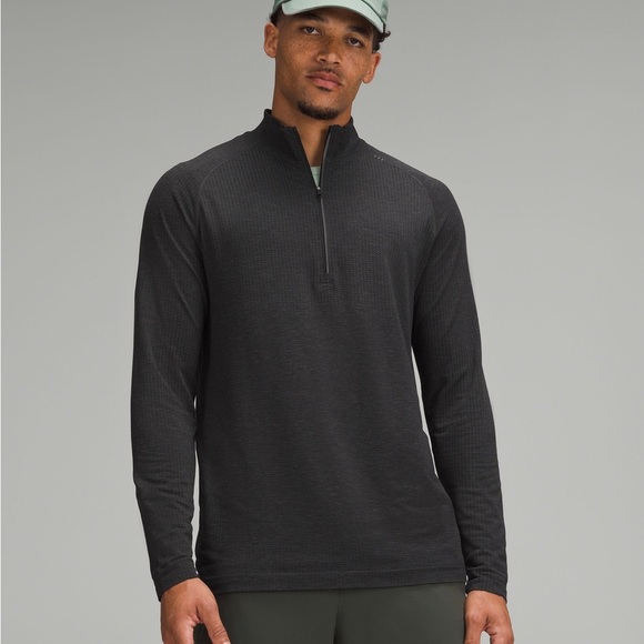 NWOT Lululemon Metal Vent Tech Long Sleeve Half-Zip Pullover Men’s - Graphite - Picture 1 of 4